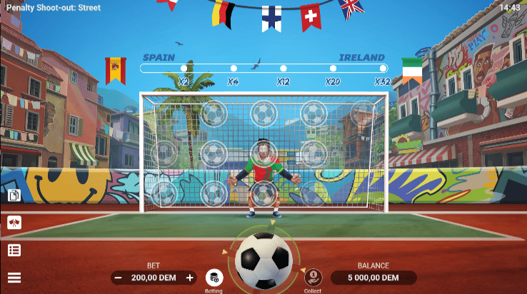 Jogar o Penalty Shoot-Out: Street 