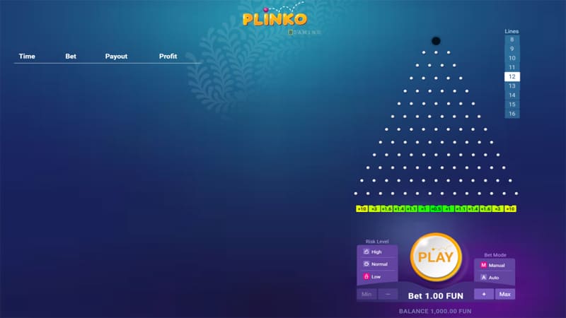 Como jogar Plinko