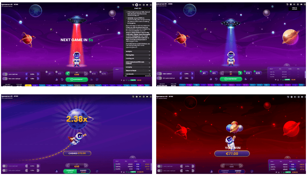 Como jogar o Spaceman Slot