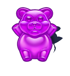 Ursinho de Goma Roxo - Símbolo - Sugar Rush